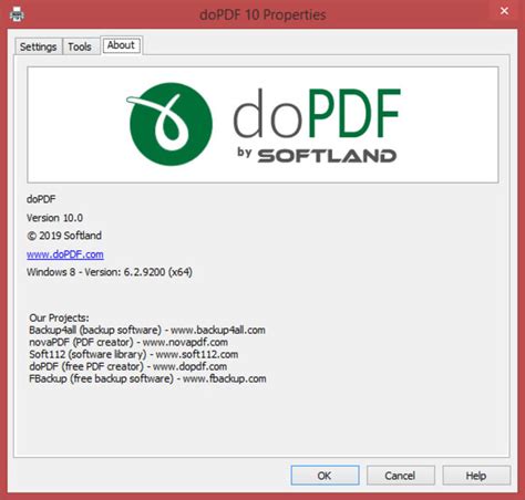 dopdf for windows 10.
